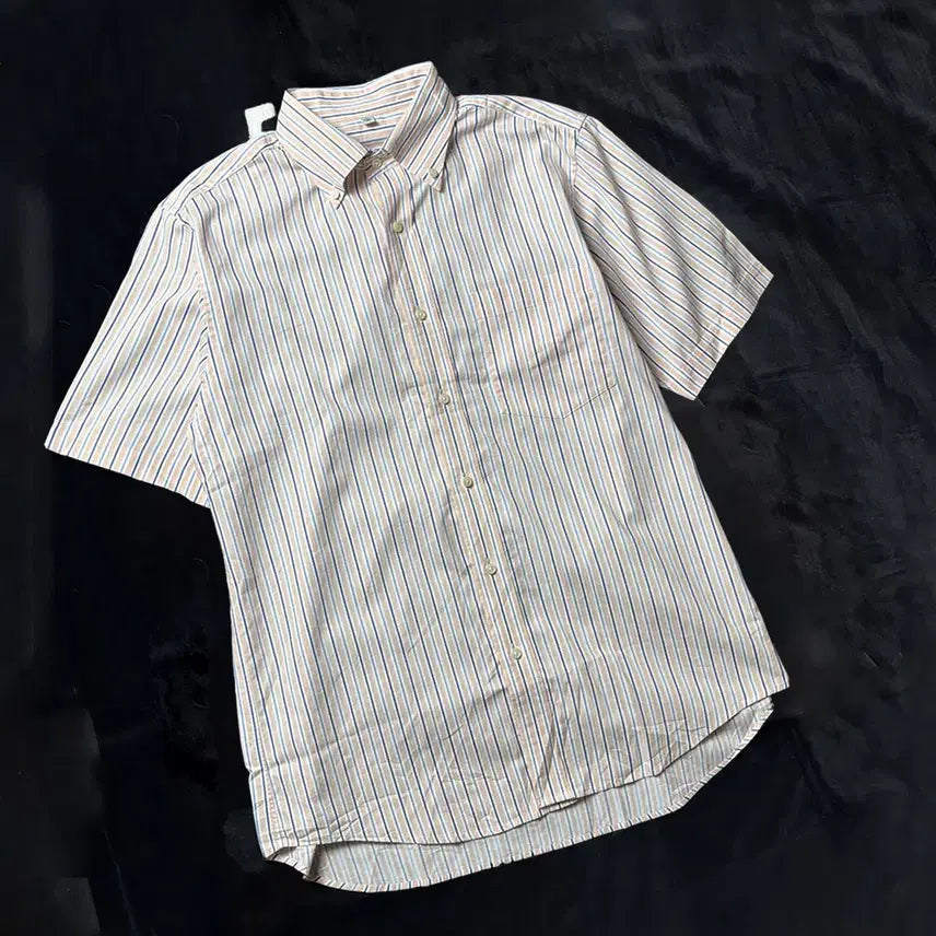 [BUNJANG] Vintage Vertical Stripe Shirt / 일본빈티지 세로 스트라이프 셔츠
