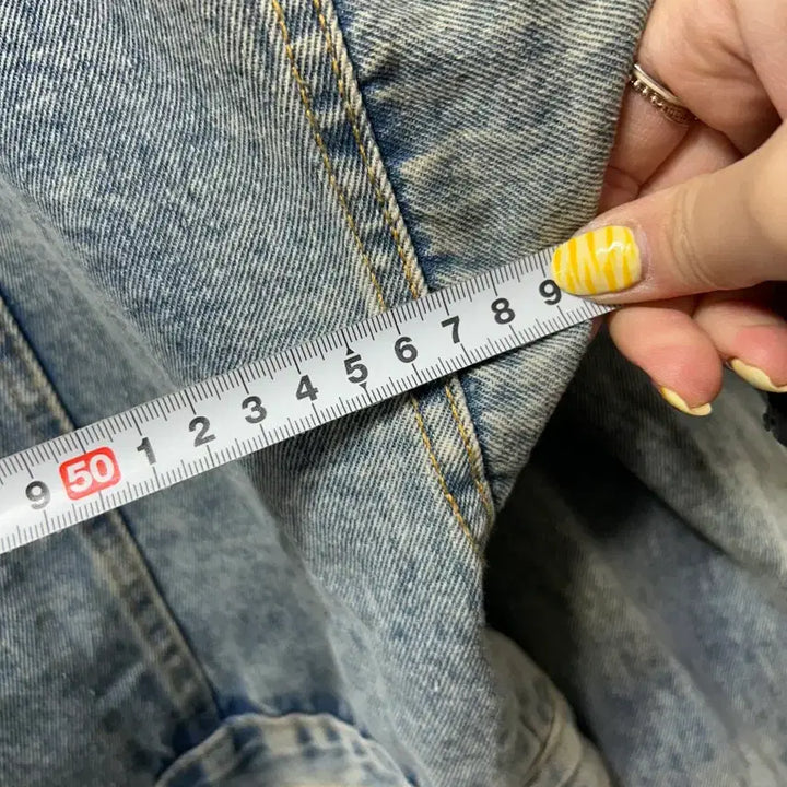[BUNJANG] Vintage Washed Denim Jacket / 여성 데님 청자켓 빈티지 워싱 자켓