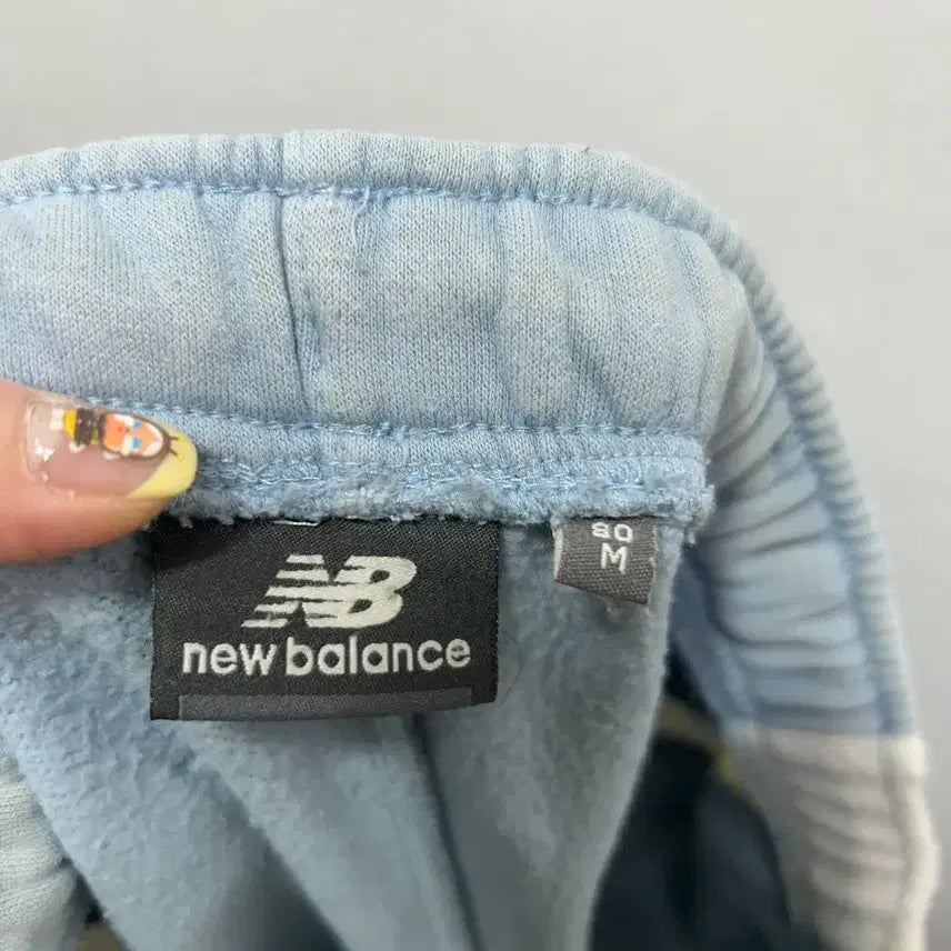[BUNJANG] New Balance Blue Jogger Training Pants M / 뉴발란스 블루 조거팬츠 트레이닝 바지 M
