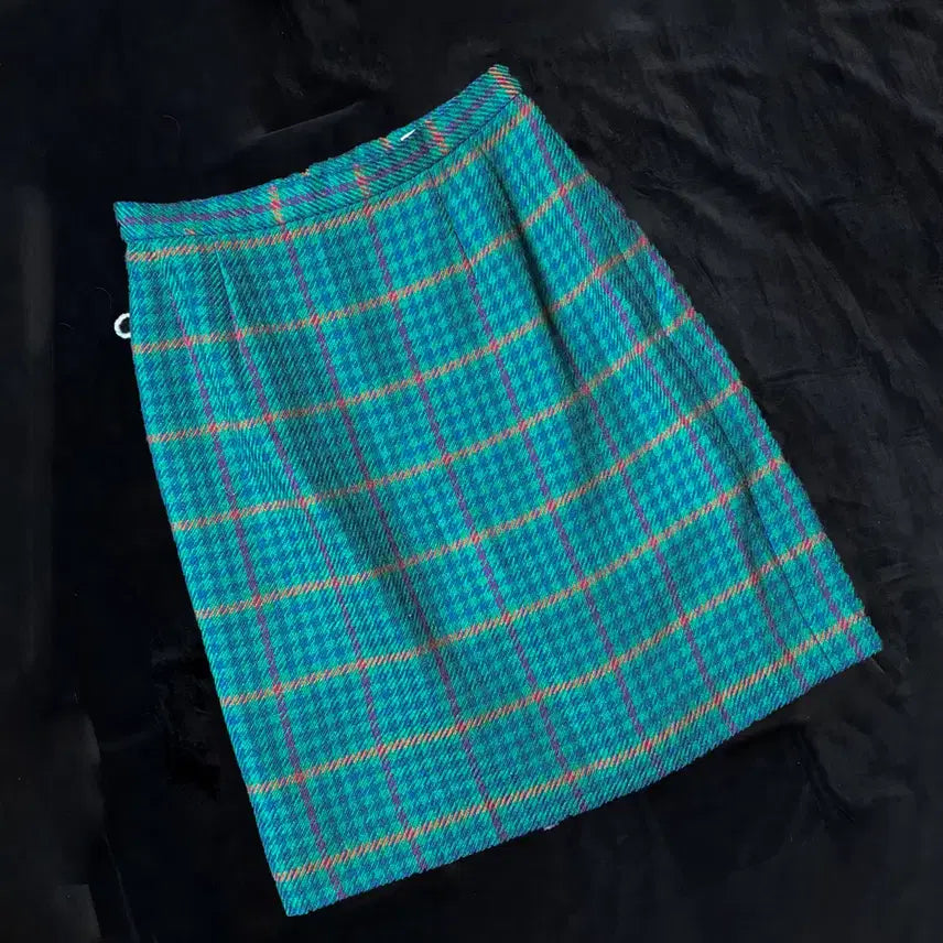 [BUNJANG] DEBORAH9 Vintage Check Midi Skirt / 일본빈티지 DEBORAH9 미디 스커트