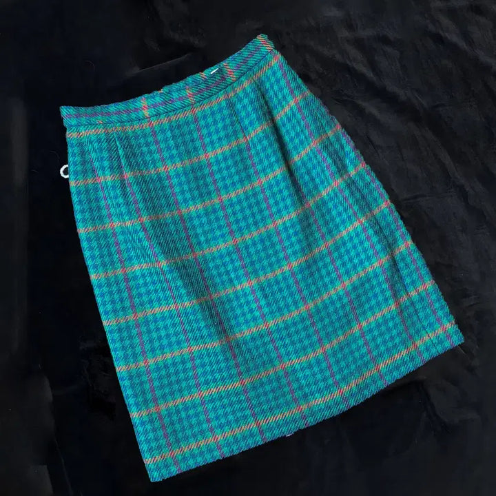 [BUNJANG] DEBORAH9 Vintage Check Midi Skirt / 일본빈티지 DEBORAH9 미디 스커트