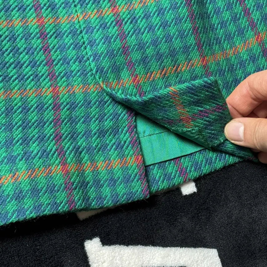 [BUNJANG] DEBORAH9 Vintage Check Midi Skirt / 일본빈티지 DEBORAH9 미디 스커트