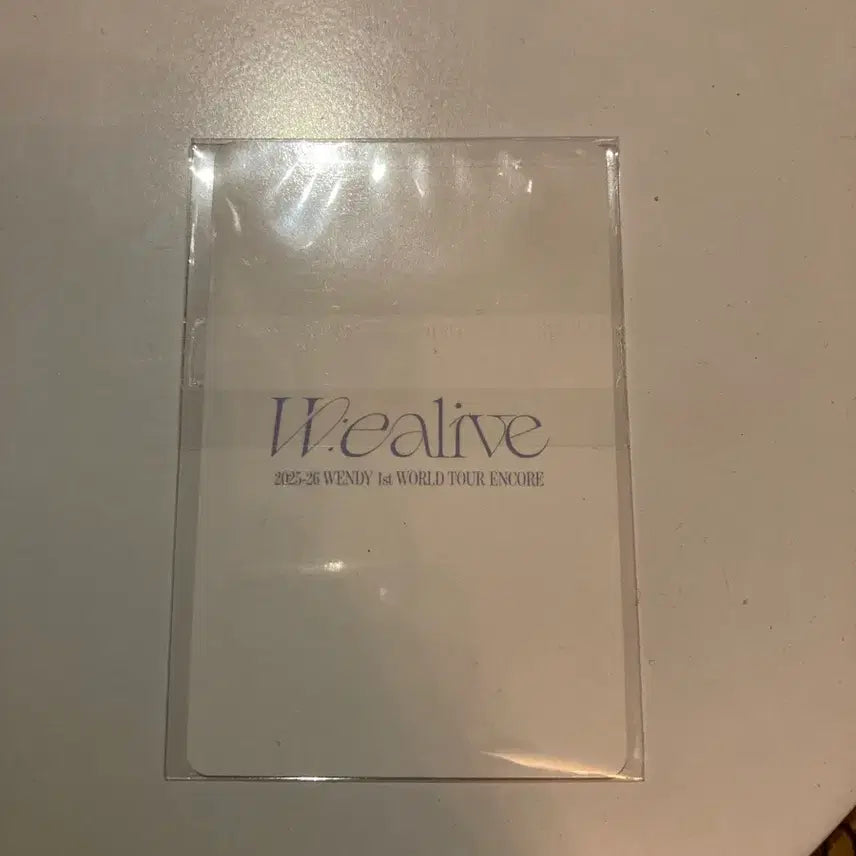 [SOLD OUT] 웬디 콘서트 입장 포카 첫콘