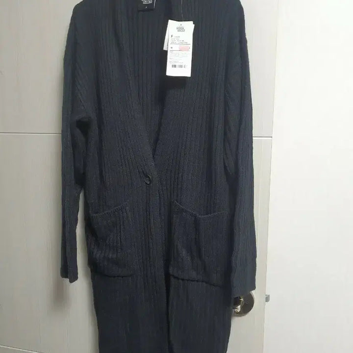 [BUNJANG] DESIGN UNITED Black Long Cardigan / DESIGN UNITED 블랙롱가디건