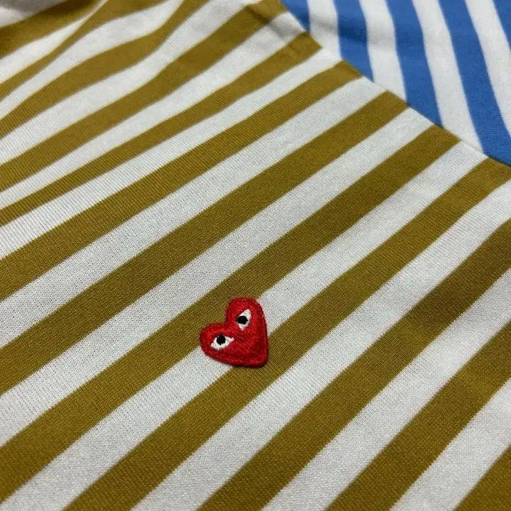 [BUNJANG] Comme des Garçons Striped T-Shirt / 꼼데가르송 스트라이프 티셔츠