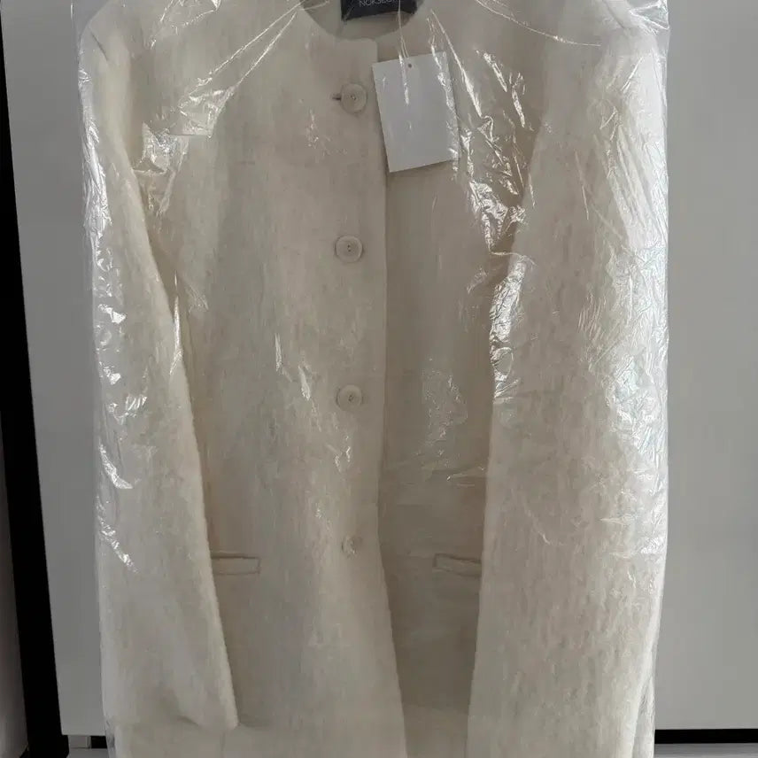 [BUNJANG] Nokseop Alpaca Blend Half Coat / 녹섭 알파카 블랜드 하프 코트(새상품)