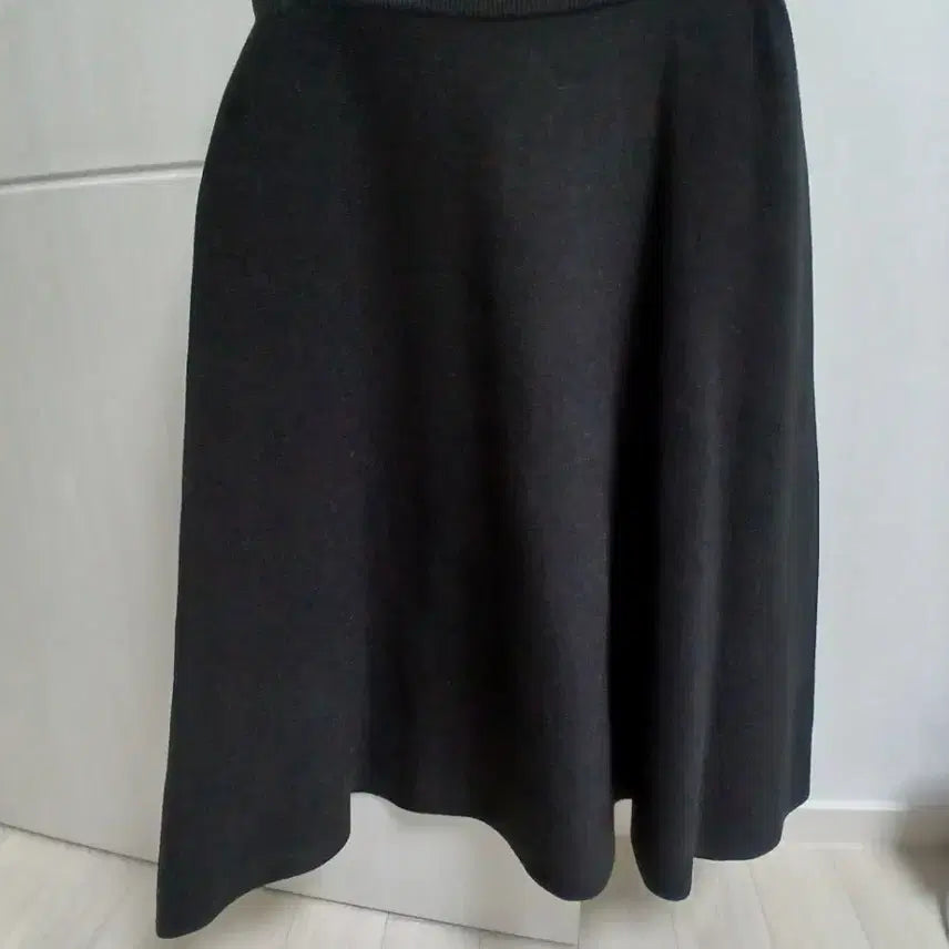 [BUNJANG] Blancchou Essential Knit Long Skirt Black / 블랑쇼 에센셜 니트 스커트 롱 s 블랙