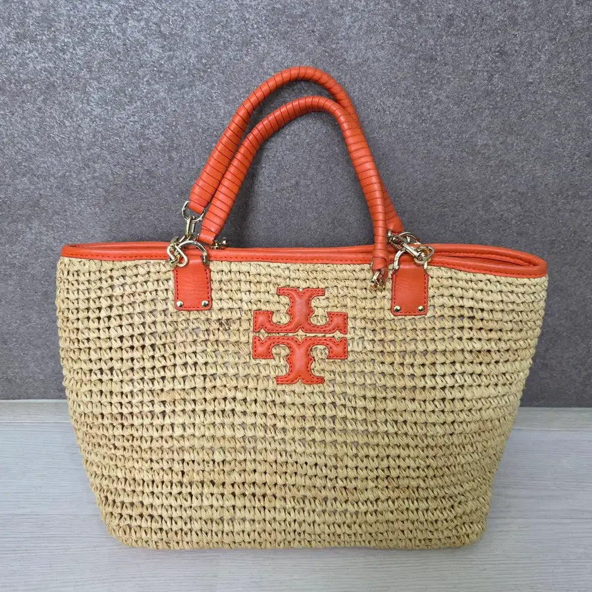 [BUNJANG] Tory Burch Rattan Shoulder Bag / 토리버치 라탄 숄더백