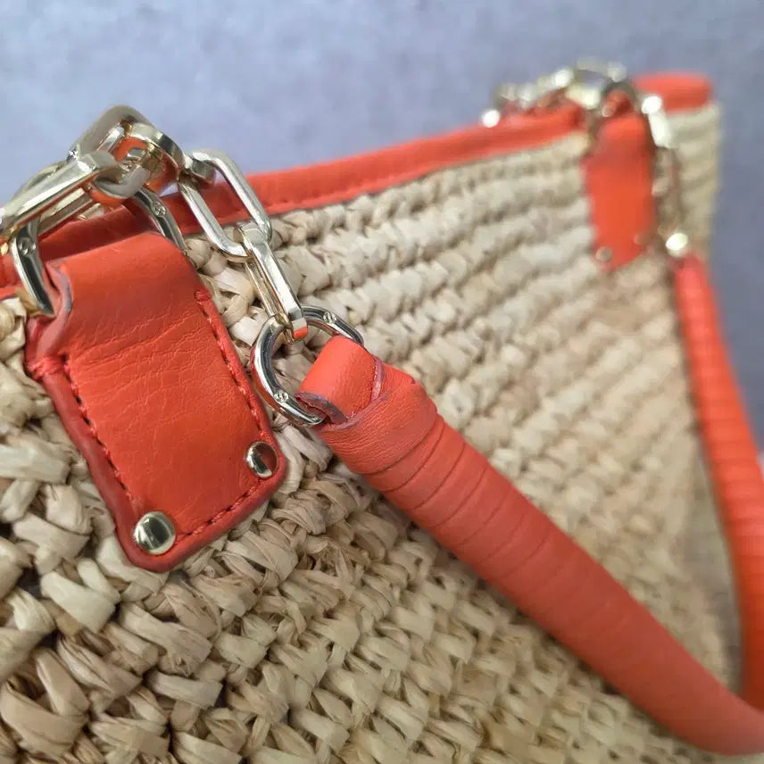 [BUNJANG] Tory Burch Rattan Shoulder Bag / 토리버치 라탄 숄더백