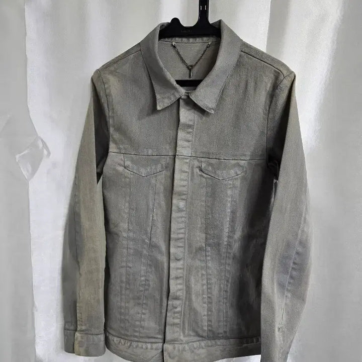 [BUNJANG] Vintage Grey Denim Jacket / 빈티지 그레이 데님 자켓 (1757)