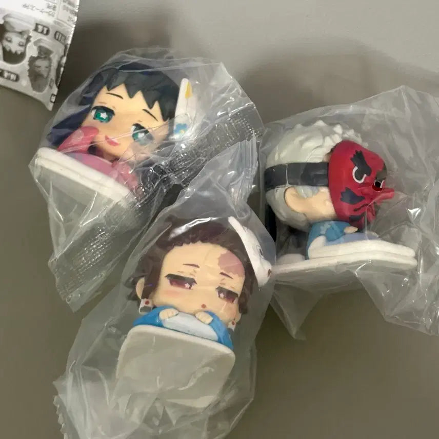 [BUNJANG] Demon Slayer Onemutan Figure Set / 일괄) 귀멸의 칼날 오네무탄 피규어 가챠 마코모 탄지로 우로코다키