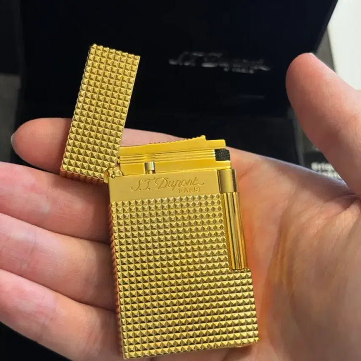 [BUNJANG] Dupont Ligne 2 Gold Lighter / 듀퐁라이터 라인2 금장 새상품