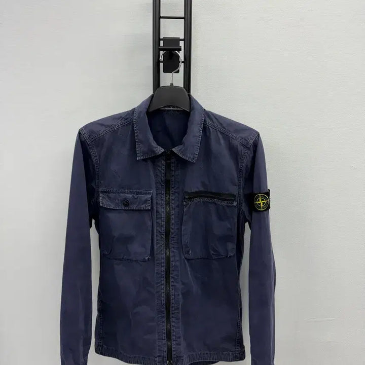 [BUNJANG] Stone Island Overshirt Navy M / [세븐럭셔리샵] (M) 스톤아일랜드 오버셔츠