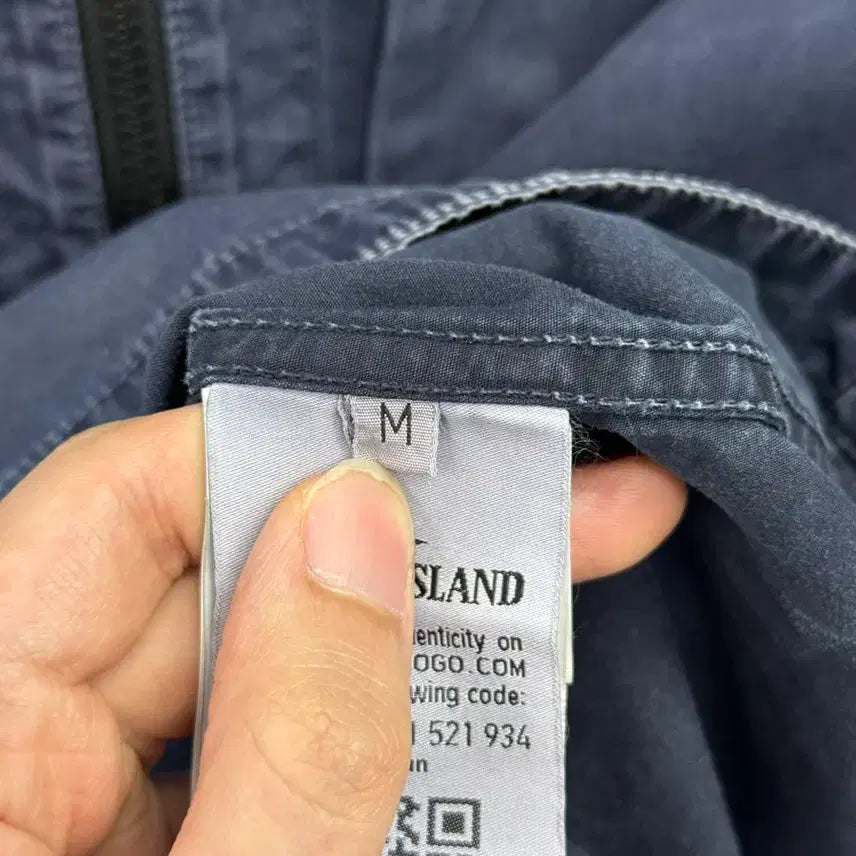 [BUNJANG] Stone Island Overshirt Navy M / [세븐럭셔리샵] (M) 스톤아일랜드 오버셔츠