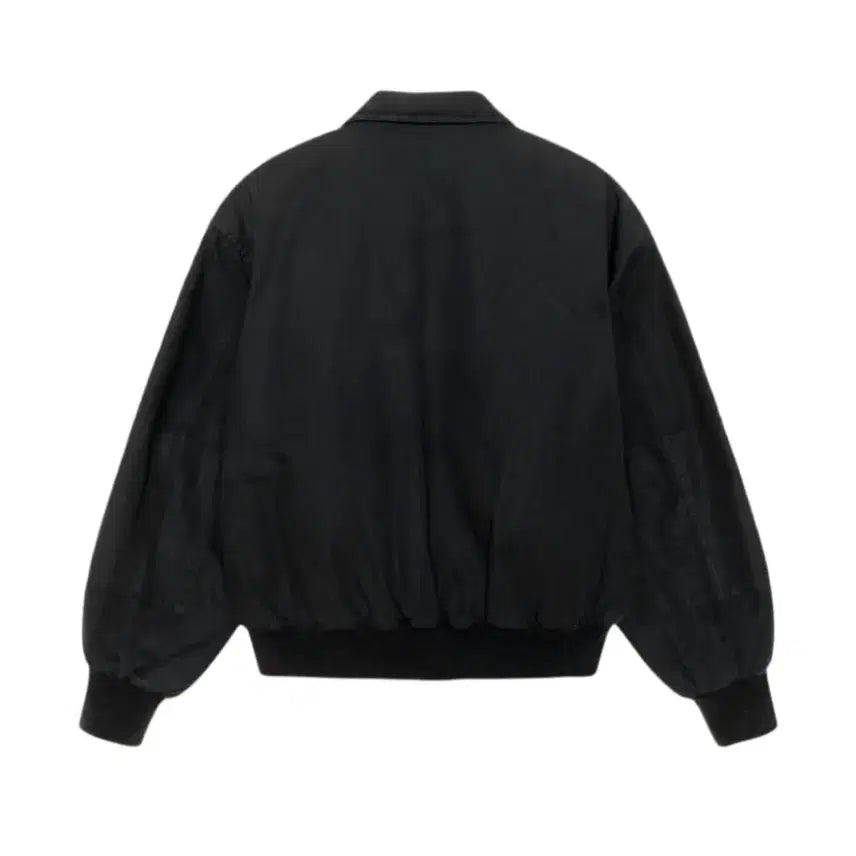 [BUNJANG] Stussy Flight Bomber Jacket Black / Stussy Flight Bomber Black / 스투시 봄버 블랙