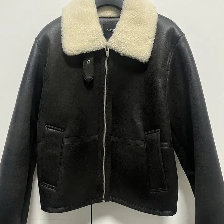 [SOLD OUT] 시스티나 시어링 카라 무톤 자켓 무스탕 55