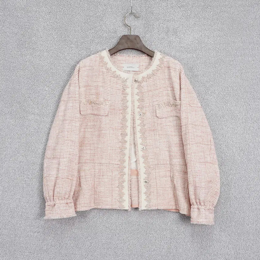 [BUNJANG] RARE HANSOME 21SS Oversized Tweed Jacket / 래트 한섬 21SS 오버핏 트위드 자켓 55-66size