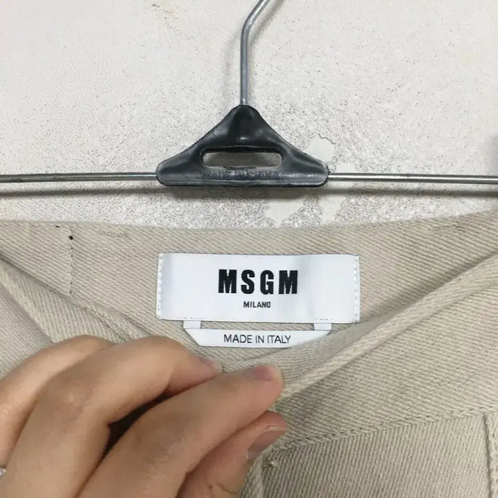 [BUNJANG] MSGM Carpenter Linen Pants 27 / MSGM 엠에스지엠 카펜터 린넨 팬츠 27