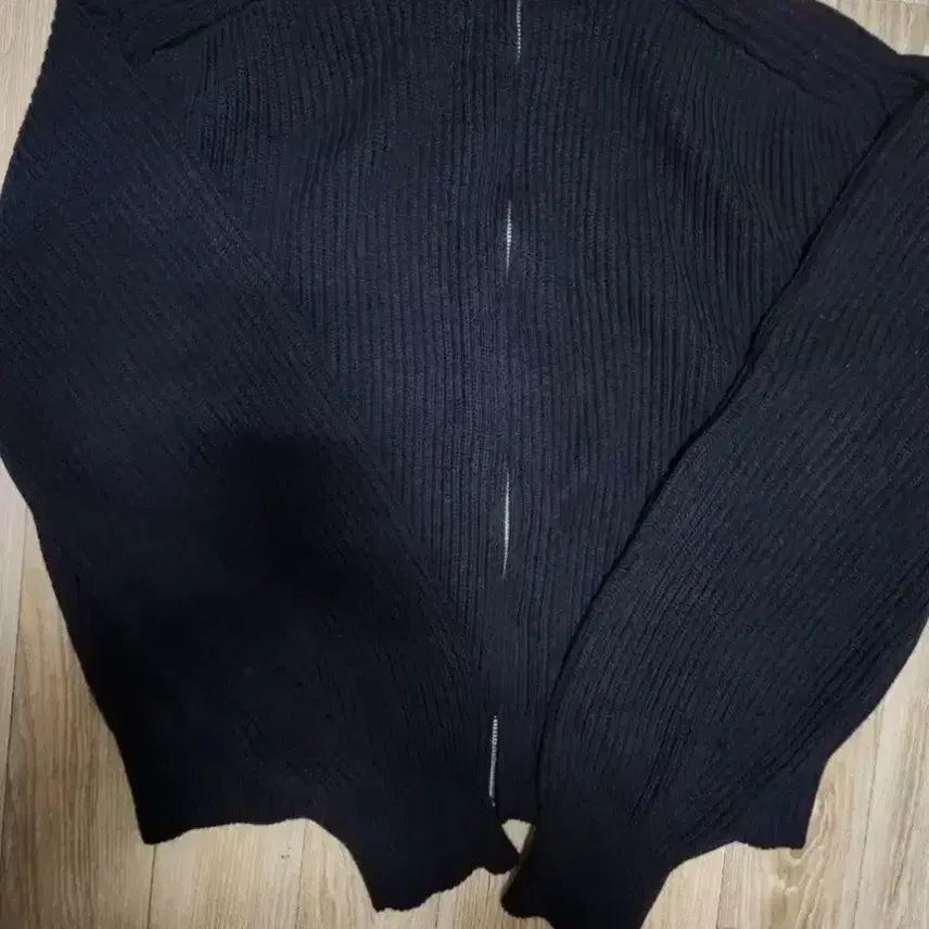 [BUNJANG] Elmood Brook High Neck Knit Zip-up / 엘무드 브룩 하이넥 니트집업