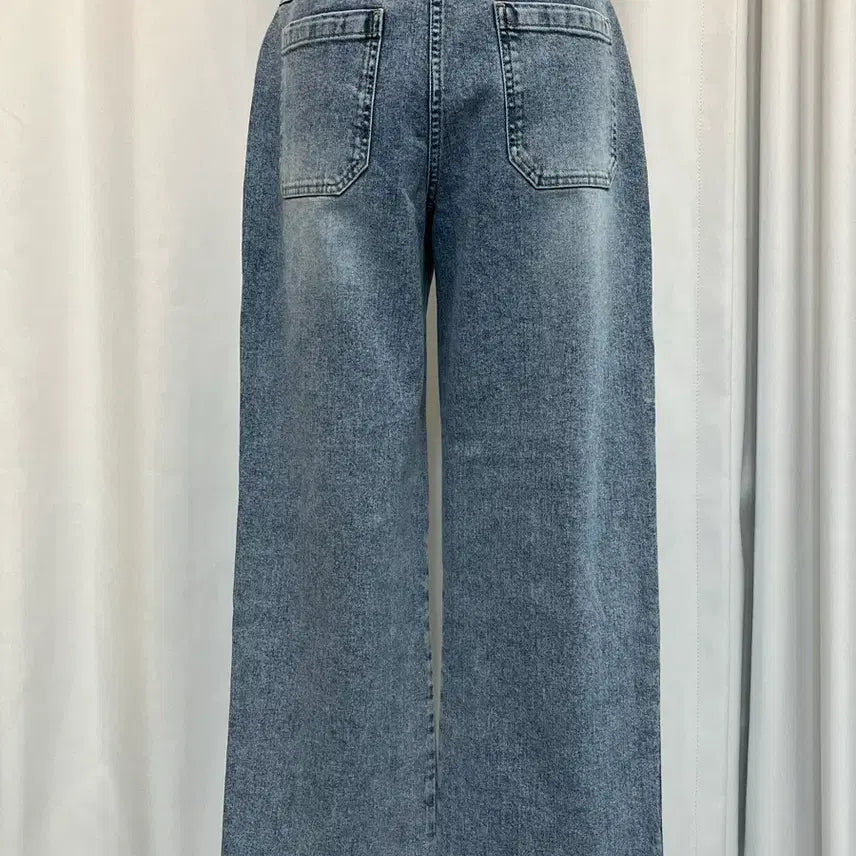 [BUNJANG] SJSJ Wide Denim Pants Light Blue / 한섬 SJSJ 2023 와이드 데님 팬츠 연청 새옷급