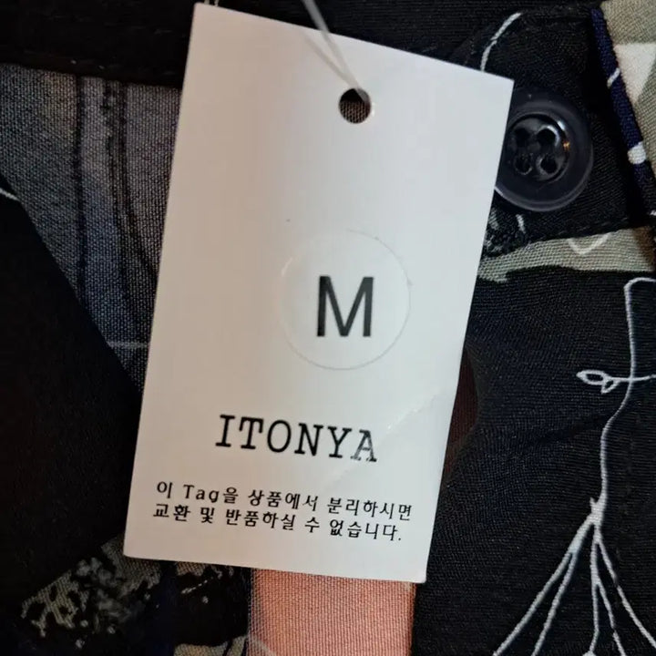 [BUNJANG] ITONYA Patterned Silk Shirt (M) / ITONYA 패턴 셔츠 M