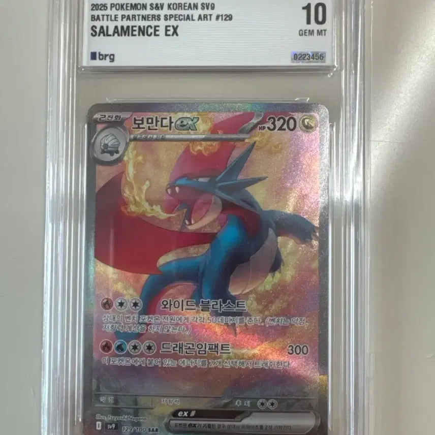 [BUNJANG] Bromander SAR BRG10 Graded Card / 보만다 sar brg10 등급카드