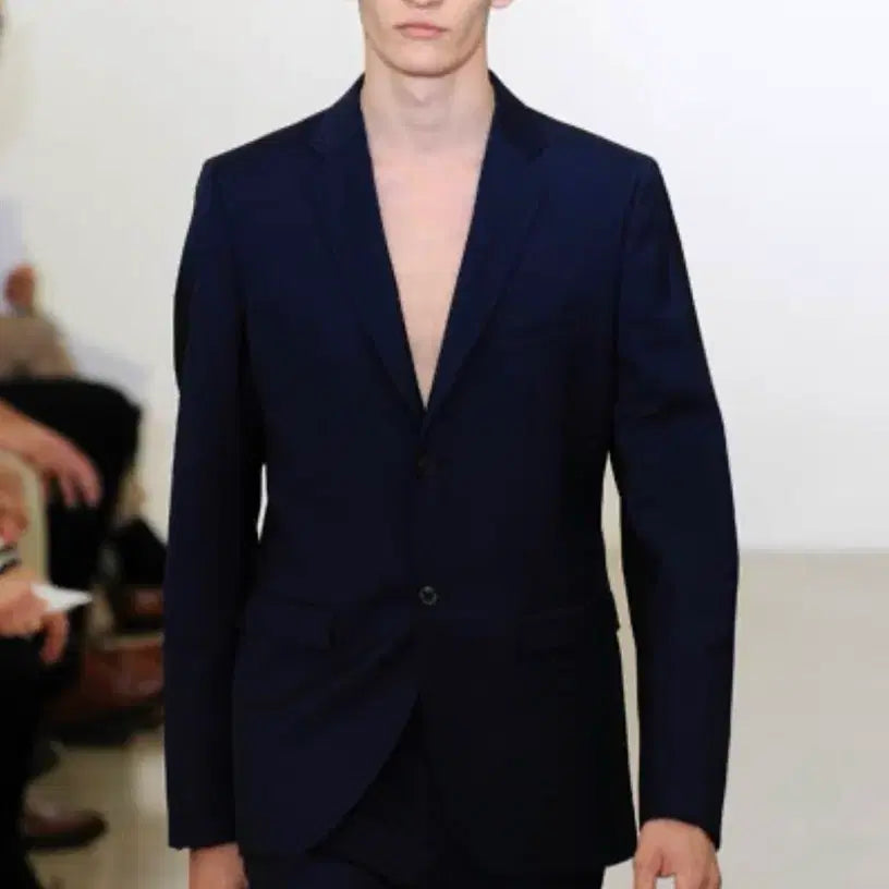 [BUNJANG] Jil Sander Dark Navy Blazer (by Raf Simons) / 질샌더 다크네이비 블레이저(by 라프 시몬스)