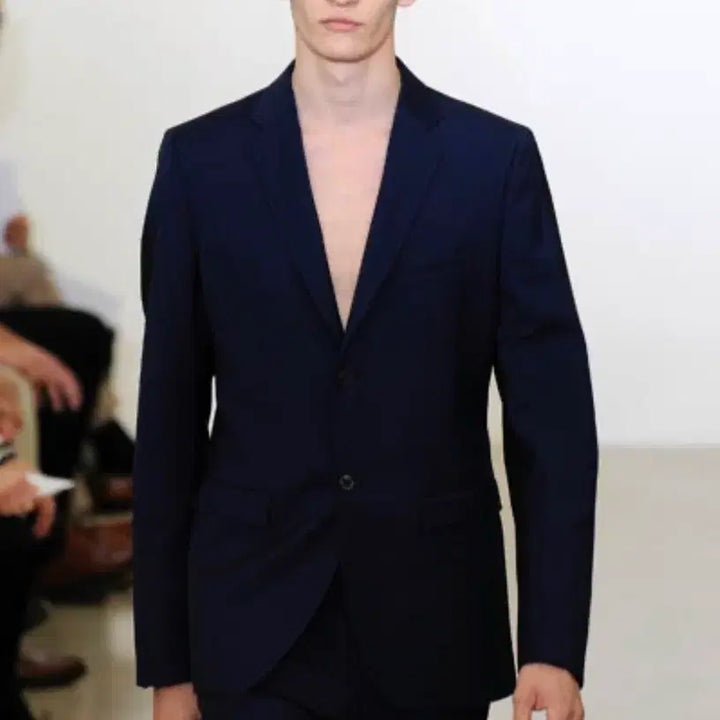 [BUNJANG] Jil Sander Dark Navy Blazer (by Raf Simons) / 질샌더 다크네이비 블레이저(by 라프 시몬스)
