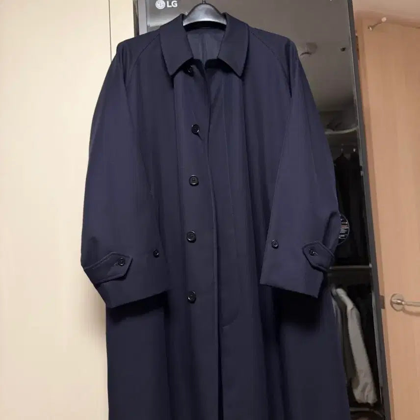 [SOLD OUT] 캡틴선샤인 24fw 다크네이비 워커코트 1사이즈