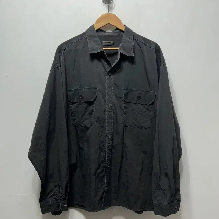 [BUNJANG] Slowear Black Shirt Jacket (XL) / 슬로우웨어 블랙 셔츠 남방 셔츠 자켓 XL