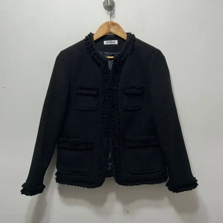 [BUNJANG] unijay Black Tweed Jacket M / unijay 블랙 트위드 자켓 M