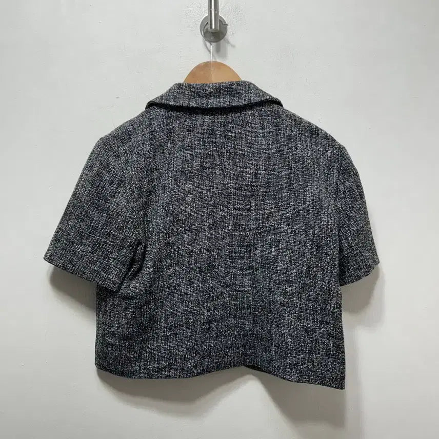 [BUNJANG] Dowell Tweed Short Sleeve Jacket S / dowell 트위드 반팔 자켓 S