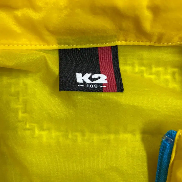 [BUNJANG] K2 Yellow Hooded Windbreaker Jacket Jumper / [여성상의] K2 후드 바람막이 자케 점퍼