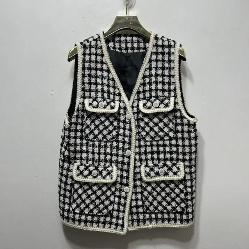 [BUNJANG] Tweed Vest Women&