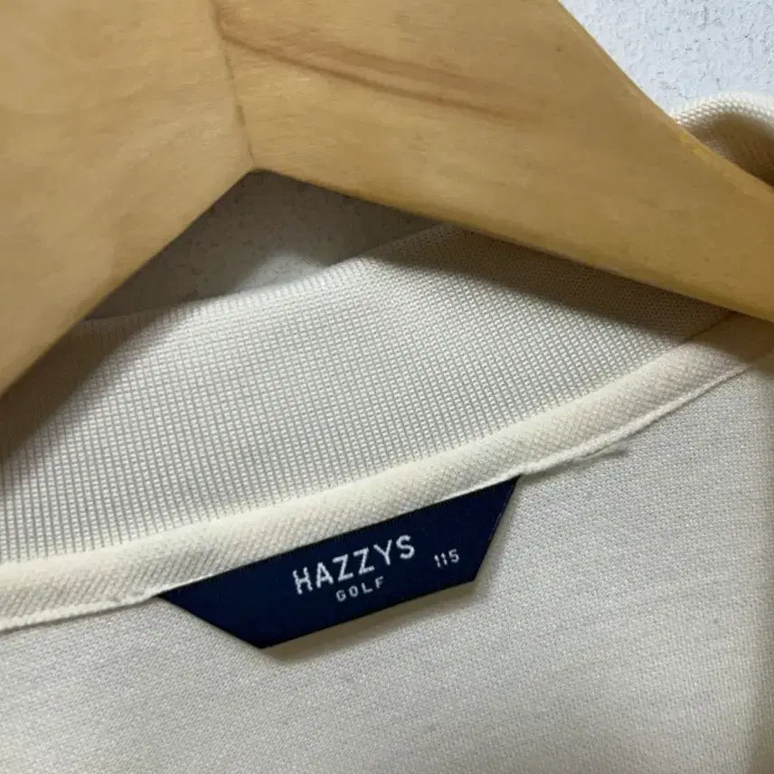 [BUNJANG] HAZZYS Ivory Polo Shirt / HAZZYS 헤지스 아이보리색 카라 반팔티 115사이즈