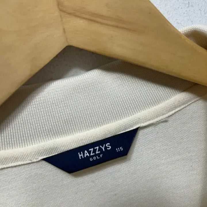 [BUNJANG] HAZZYS Ivory Polo Shirt / HAZZYS 헤지스 아이보리색 카라 반팔티 115사이즈