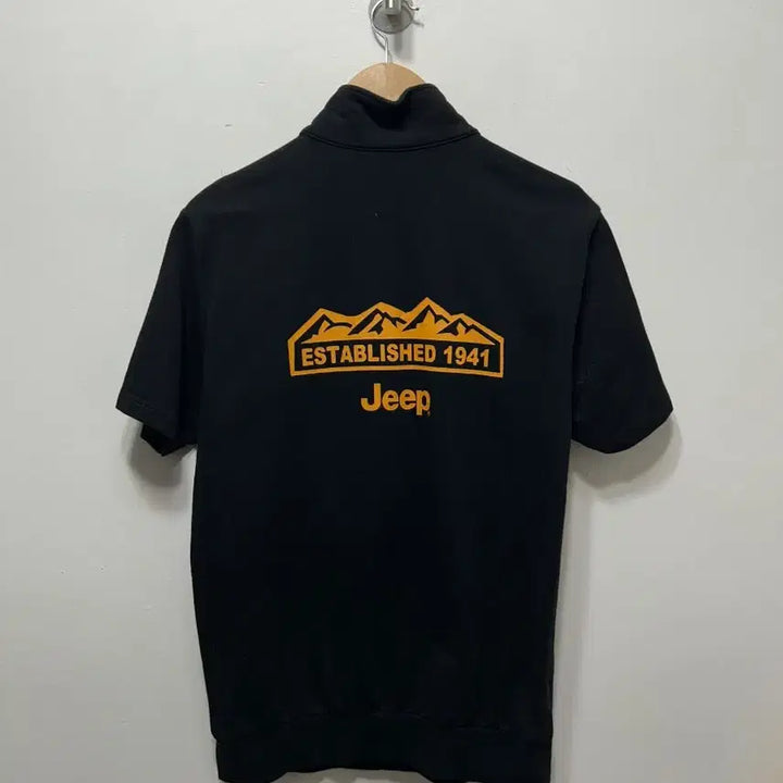 [BUNJANG] Jeep Black Polo Shirt M / Jeep 반팔 카라넥 블랙 티셔츠 M