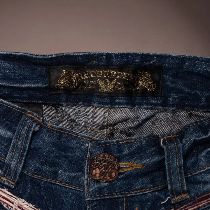 [BUNJANG] Vintage Punk Flare Denim Pants / 일본빈티지 펑크 플레어 데님 팬츠 C293