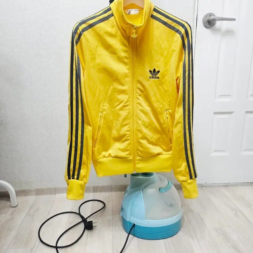 [BUNJANG] Adidas Firebird Track Top Jacket / (90)S 초대장급 아디다스 파이어버드 백로고 [옐로우그레이] 트랙탑져지