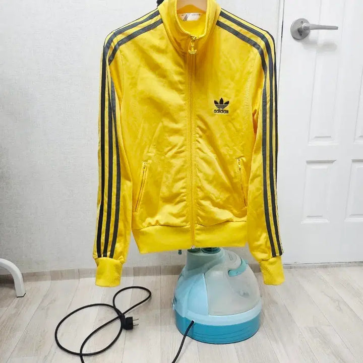 [BUNJANG] Adidas Firebird Track Top Jacket / (90)S 초대장급 아디다스 파이어버드 백로고 [옐로우그레이] 트랙탑져지