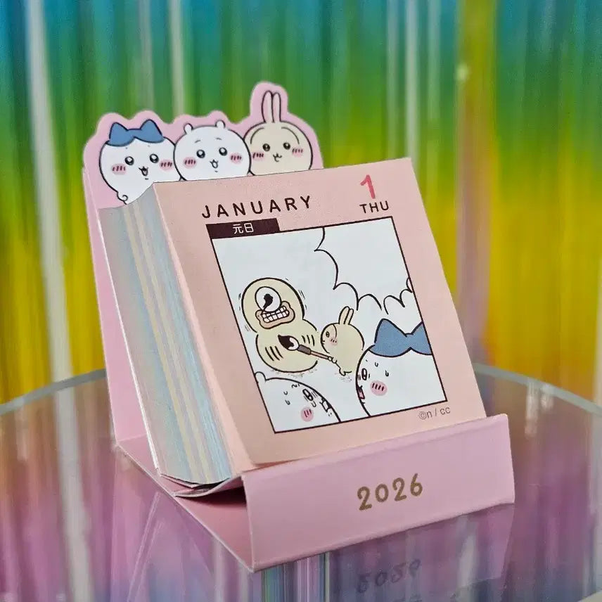 [BUNJANG] Chiikawa 2026 Desk Calendar / 치이카와 먼작귀 2026 일력