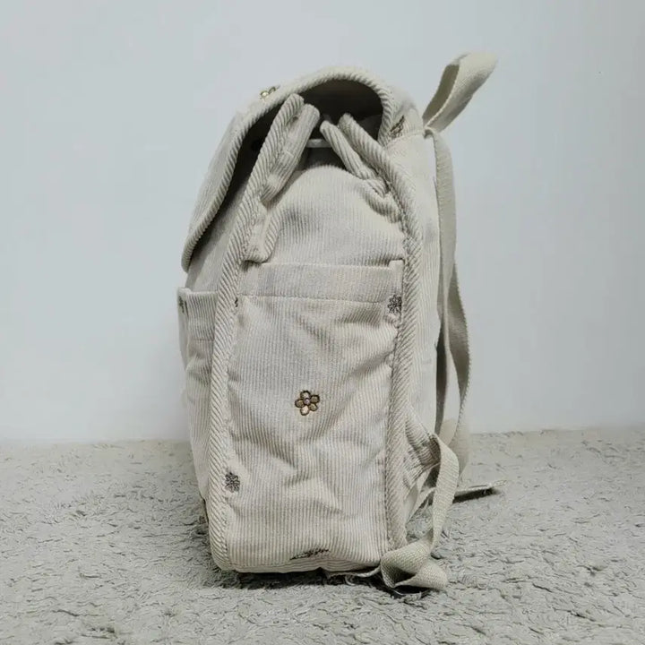 [BUNJANG] Vans Corduroy Embroidered Mini Backpack / 반스 코듀로이 자수 미니 백팩