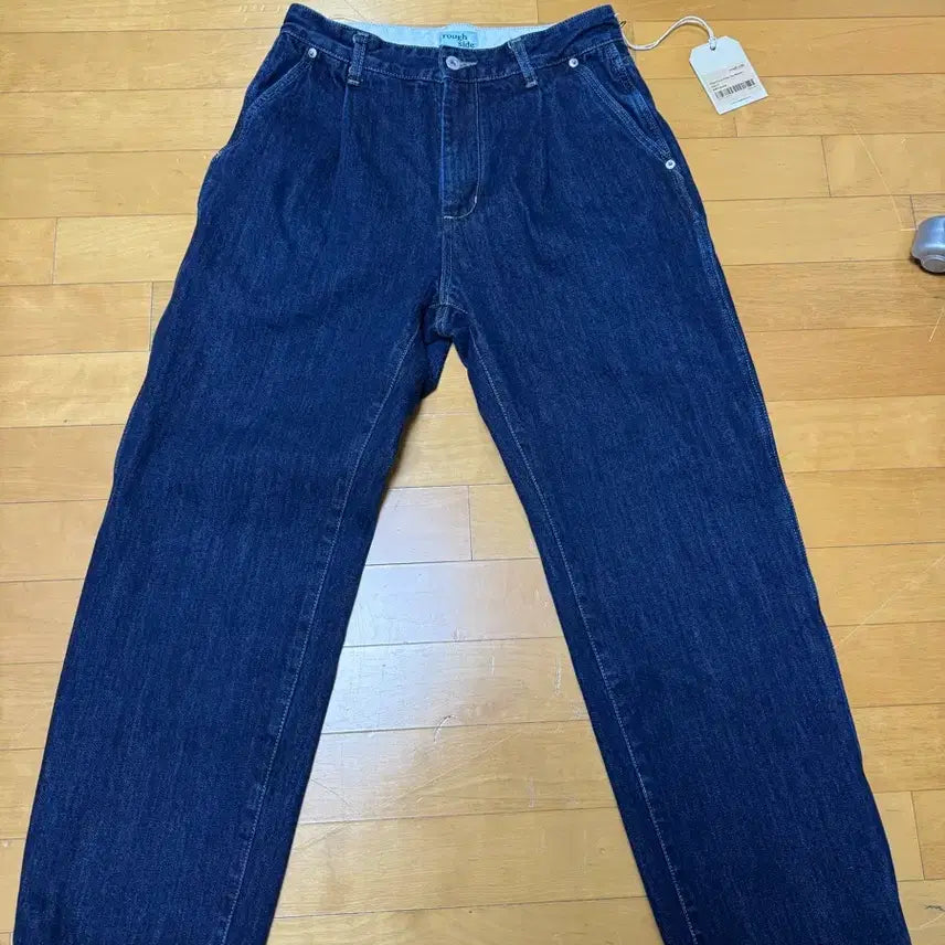[BUNJANG] Roughside Drape Denim Pants One Washed Size 1 / 러프사이드 드레이프 데님팬츠 원 워시드 1사이즈
