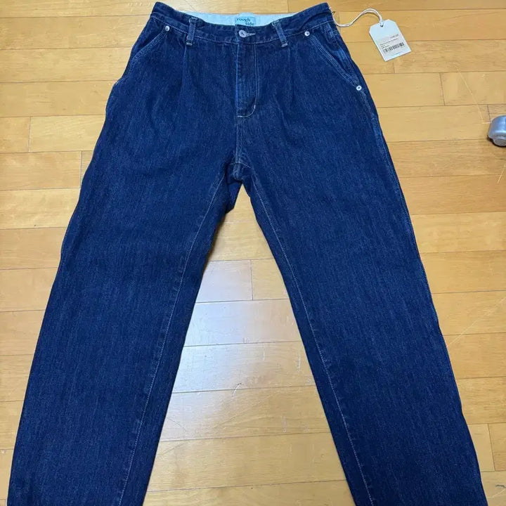 [BUNJANG] Roughside Drape Denim Pants One Washed Size 1 / 러프사이드 드레이프 데님팬츠 원 워시드 1사이즈