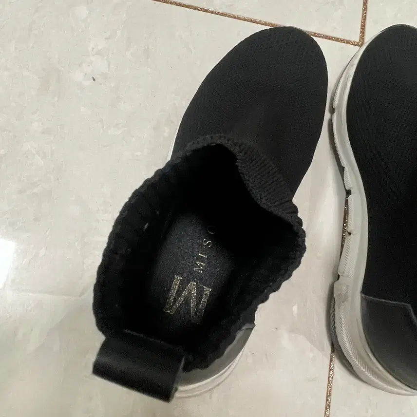 [BUNJANG] MisoPe Black Socks Sneakers 230 / 미소페 블랙 삭스 스니커즈 230