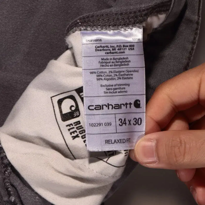 [BUNJANG] Carhartt Carpenter Work Pants C308 / 칼하트 카펜터 워크 팬츠 C308