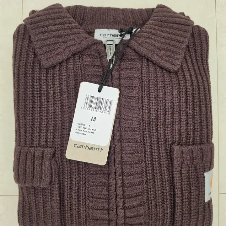 [BUNJANG] Carhartt WIP Chore Knit Jacket - Palisander M / [새상품/정품] 칼하트 WIP 초어 니트 자켓 - 팔리산더 M