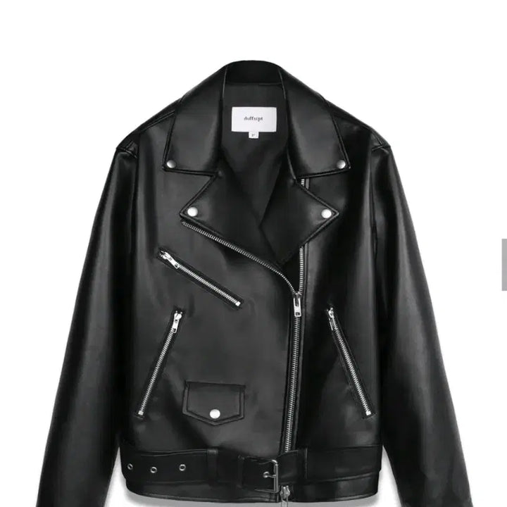 [BUNJANG] Dopef Faux Leather Double Rider Jacket / (새상품) 도프셉 FAUX Leather Double Rider Jack