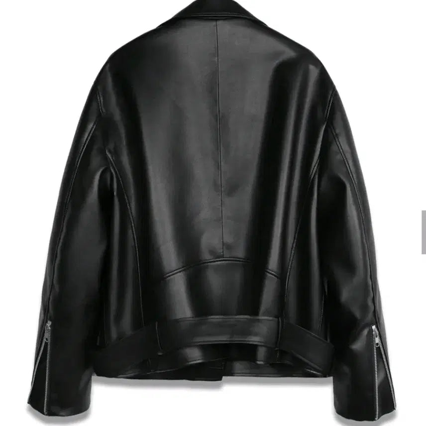 [BUNJANG] Dopef Faux Leather Double Rider Jacket / (새상품) 도프셉 FAUX Leather Double Rider Jack