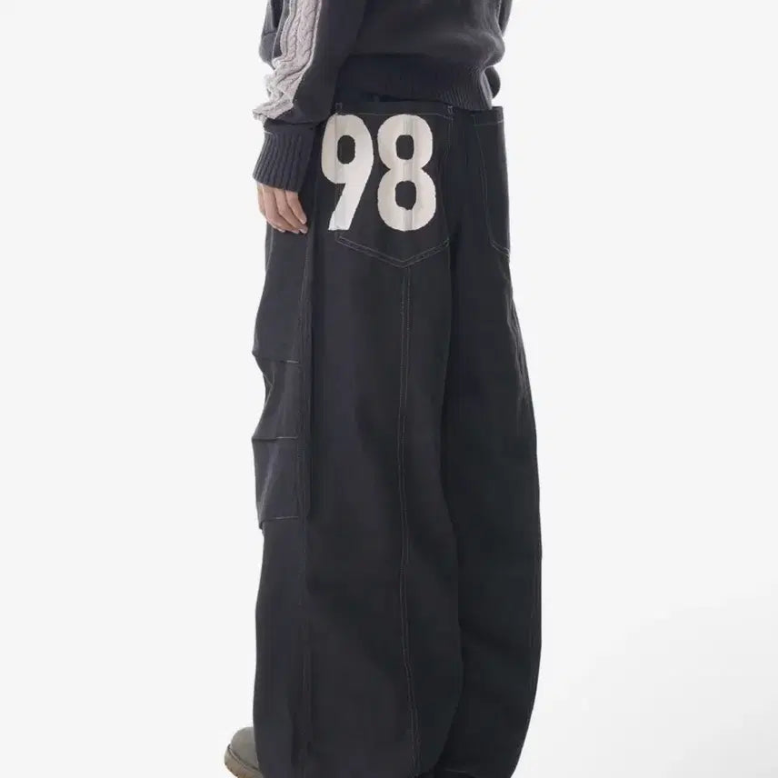 [BUNJANG] Akom 98 Pintuck Denim Pants / 아캄 핀턱데님 98 팬츠